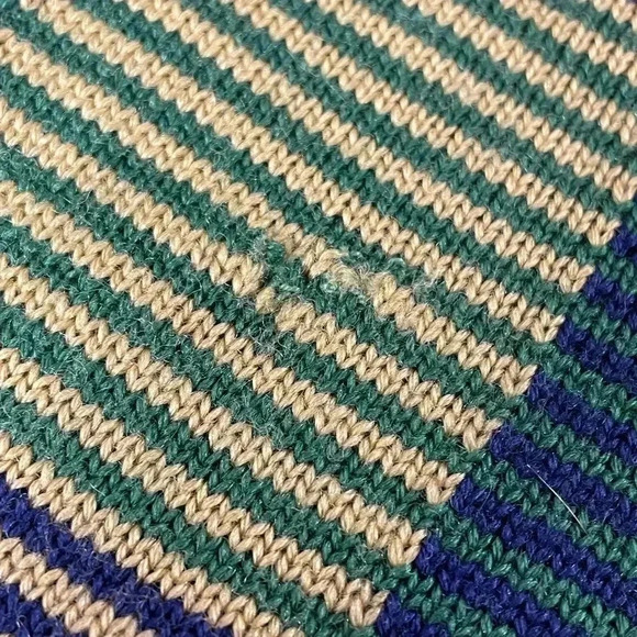 Vintage CVQ Plaid Wool Sweater - Made in Italy - 100% Wool - large - Picture 7 of 11